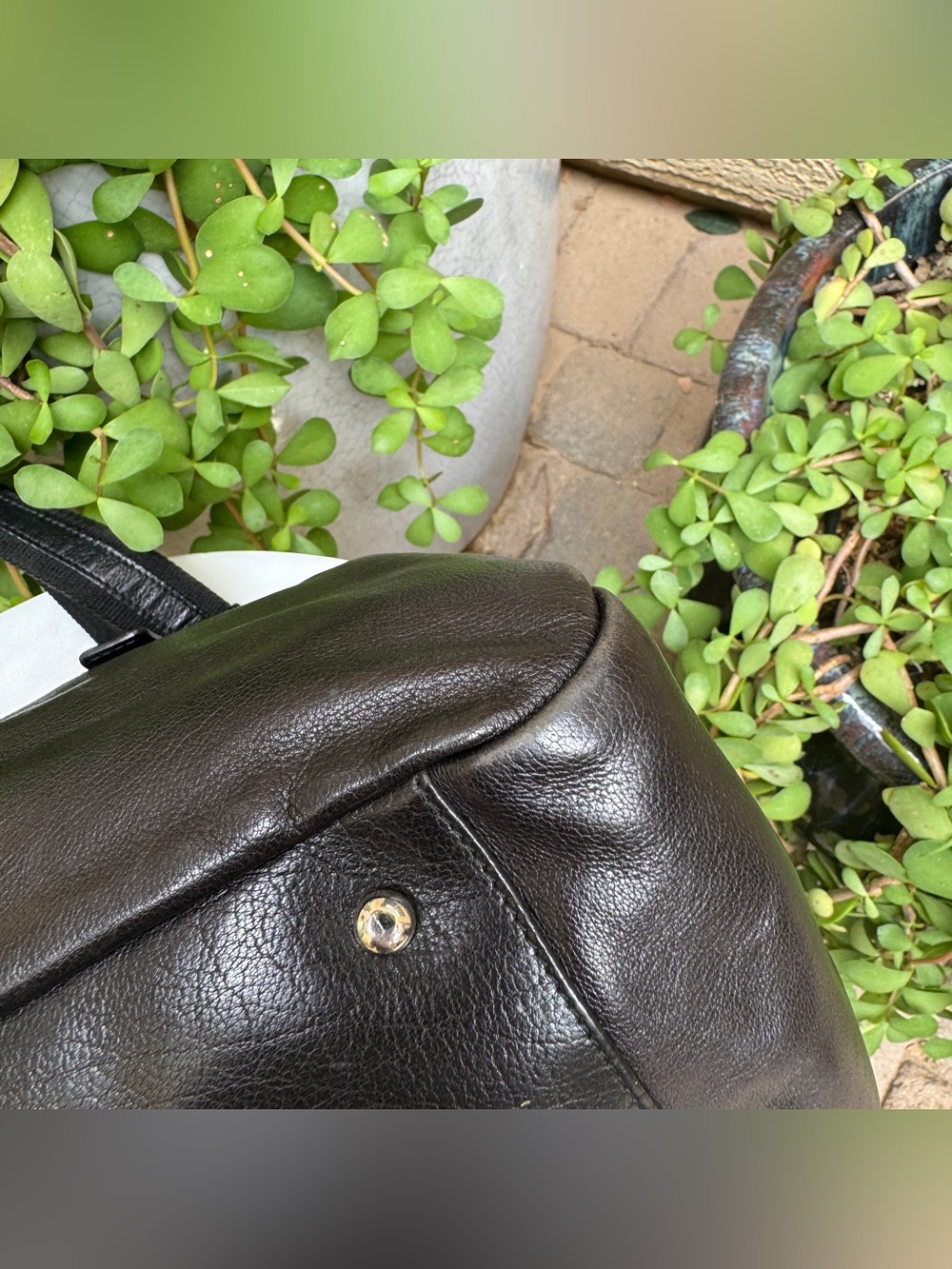 Yves Saint Laurent Studded Vintage Rive Gauche Satchel - Picture 12 of 16